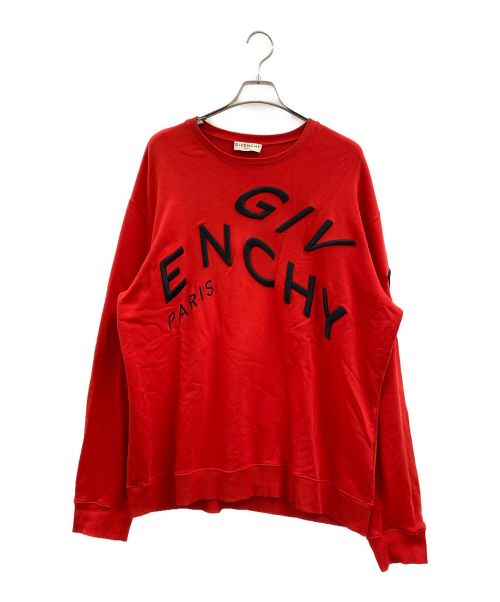 GIVENCHY（ジバンシィ）GIVENCHY (ジバンシィ) スウェット レッド×ブラック サイズ:3XLの古着・服飾アイテム