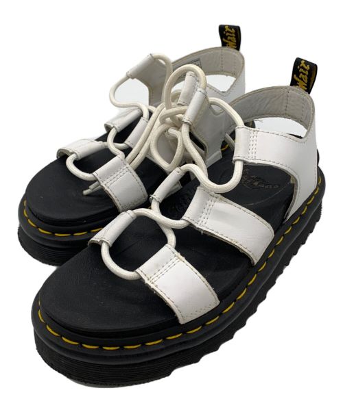 Dr.Martens（ドクターマーチン）Dr.Martens (ドクターマーチン) レースアップサンダル ブラック×ホワイト サイズ:22ｃｍの古着・服飾アイテム