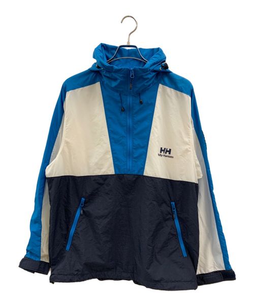 HELLY HANSEN（ヘリーハンセン）HELLY HANSEN (ヘリーハンセン) ナイロンジャケット ブルー×ネイビー×ホワイト サイズ:XLの古着・服飾アイテム