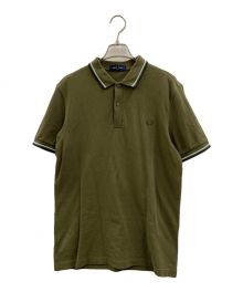 FRED PERRY（フレッドペリー）の古着「FRED PERRY　ポロシャツ」｜カーキ