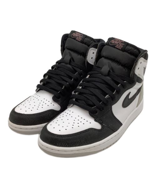 NIKE（ナイキ）NIKE (ナイキ) AIR JORDAN1 ホワイト×ブラック サイズ:27の古着・服飾アイテム