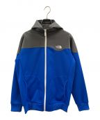 THE NORTH FACEザ ノース フェイス）の古着「THE NORTH FACE　フーデッドジャケット」｜グレー×ブルー