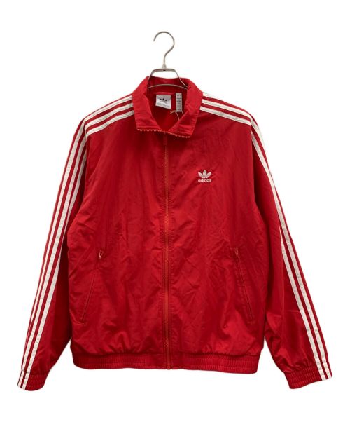 adidas（アディダス）adidas (アディダス) アディカラー ウーブン ファイヤーバード トラックトップ レッド サイズ:XL 未使用品の古着・服飾アイテム