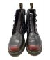 Dr.Martens (ドクターマーチン) ブーツ ブラック×レッド サイズ:24ｃｍ：13000円