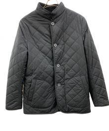 MACKINTOSH LONDON（マッキントッシュ ロンドン）の古着「MACKINTOSH LONDON（マッキントッシュ ロンドン）ストレッチタフタスタンドキルティングジャケット」｜ブラック