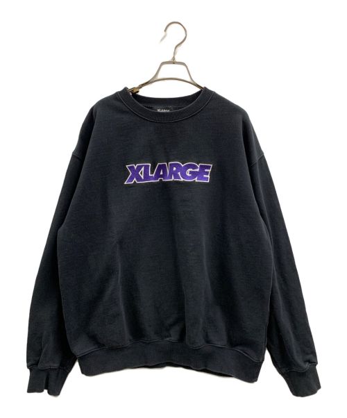 X-LARGE（エクストララージ）X-LARGE (エクストララージ) X-LARGE　ロゴスウェット ブラック サイズ:Lの古着・服飾アイテム