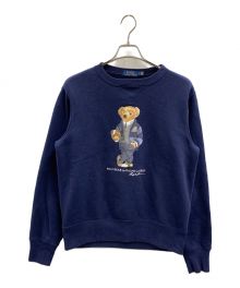 POLO RALPH LAUREN（ポロ・ラルフローレン）の古着「ポロベアスウェット」｜ネイビー