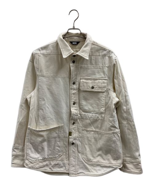 DIESEL（ディーゼル）DIESEL (ディーゼル) デニムジャケット ベージュ サイズ:Sの古着・服飾アイテム