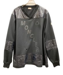 MONCLER GENIUS（モンクレール ジーニアス）の古着「MONCLER GENIUS（モンクレール ジーニアス）　切替カットソー」｜ブラック