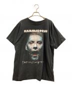 RAMMSTEINラムシュタイン）の古着「RAMMSTEIN　バンドTシャツ」｜ブラック