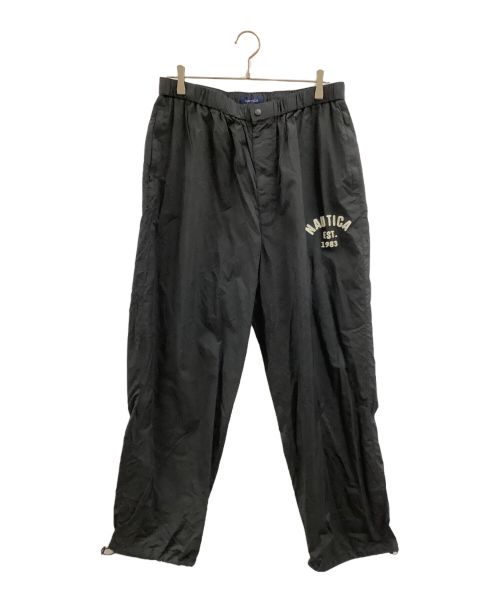 NAUTICA（ノーティカ）NAUTICA (ノーティカ) Light weight Nylon Track Pants ブラック サイズ:XLの古着・服飾アイテム