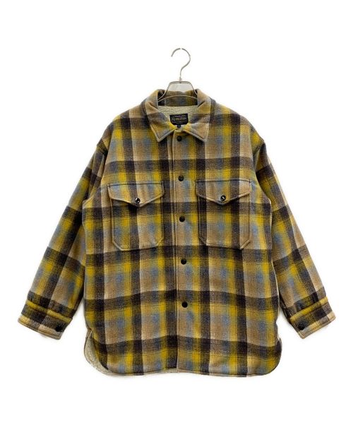 PENDLETON（ペンドルトン）PENDLETON (ペンドルトン) PENDLETON　裏ボアジャケット イエロー×ベージュ サイズ:FREEの古着・服飾アイテム