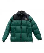 THE NORTH FACEザ ノース フェイス）の古着「THE NORTH FACE　ダウンジャケット」｜グリーン×ブラック