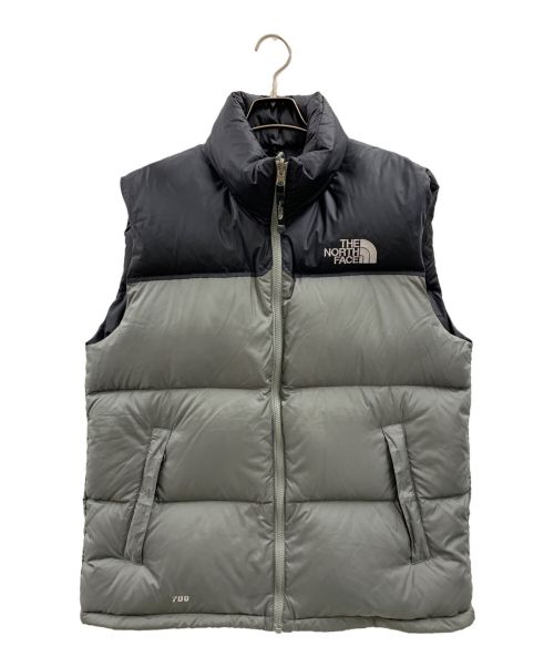 THE NORTH FACE（ザ ノース フェイス）THE NORTH FACE (ザ ノース フェイス) THE NORTH FACE　ダウンベスト ブラック×グレー サイズ:Lの古着・服飾アイテム