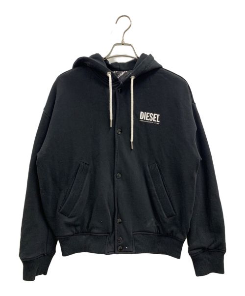 DIESEL（ディーゼル）DIESEL (ディーゼル) DIESEL リバーシブルスウェットジャケット ブラック サイズ:Sの古着・服飾アイテム