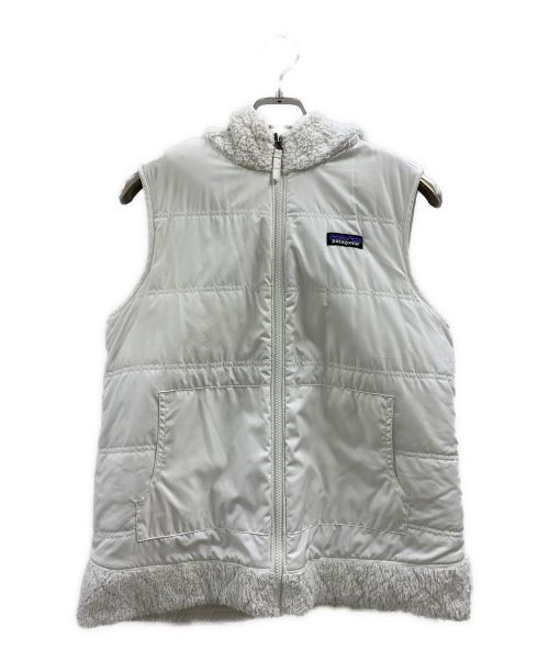 Patagonia（パタゴニア）Patagonia (パタゴニア) Patagonia　Los Gatos Hooded Vest ホワイト サイズ:Lの古着・服飾アイテム