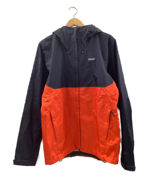 中古 古着通販 Patagonia パタゴニア マウンテンパーカー ネイビー オレンジ サイズ M ブランド 古着通販 トレファク公式 Trefac Fashion