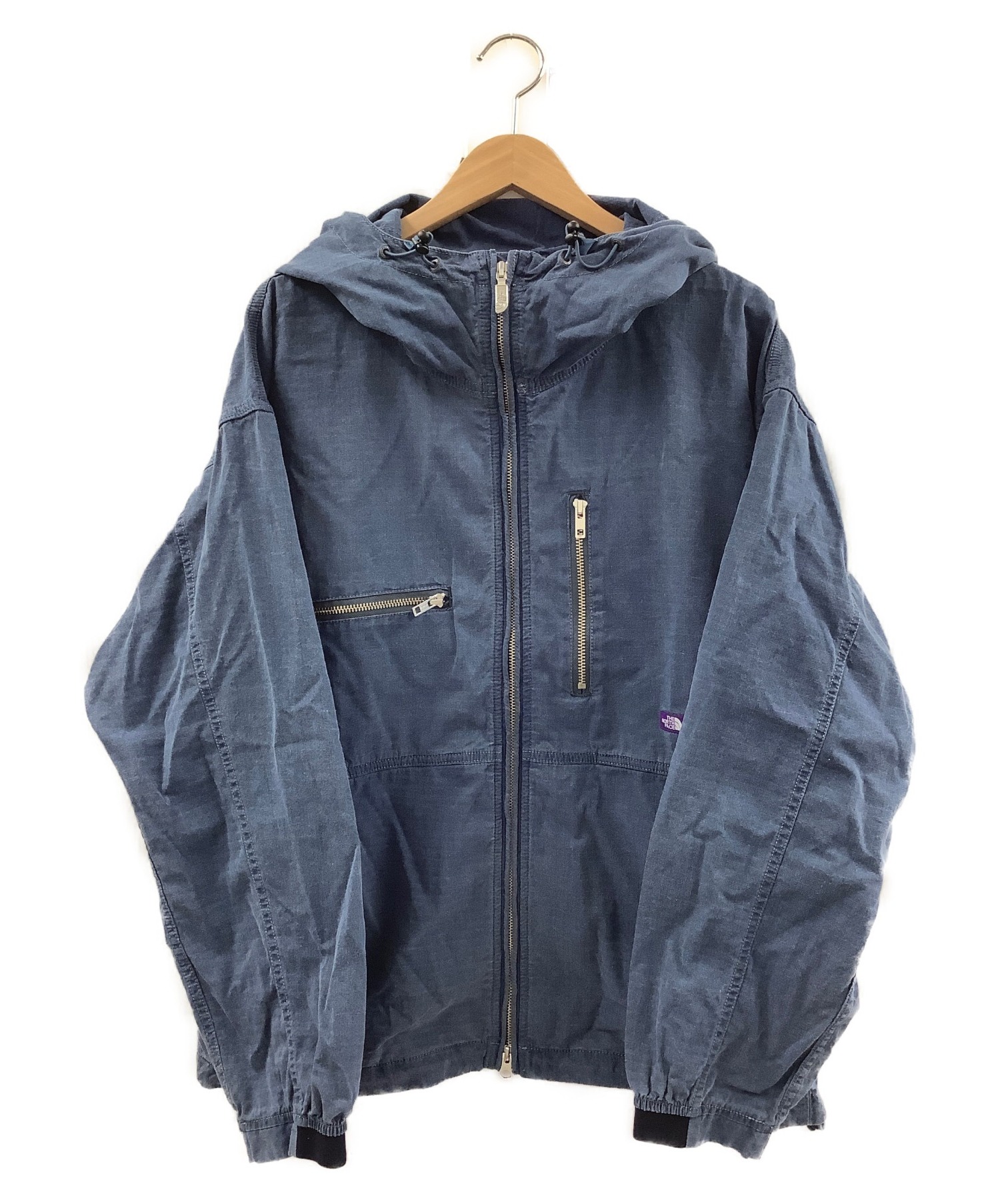 中古 古着通販 The Northface Purplelabel ザノースフェイスパープルレーベル インディゴマウンテンフィールドパーカー サックスブルー サイズ M ブランド 古着通販 トレファク公式 Trefac Fashion