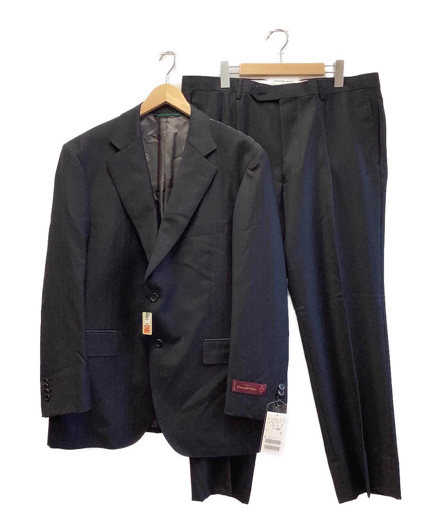 中古 古着通販 Ermenegildo Zegna エルメネジルド ゼニア 2bスーツ ブラック サイズ 6 ブランド 古着通販 トレファク公式 Trefac Fashion