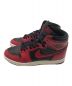 NIKE (ナイキ) AIR JORDAN 1 HIGH 85 VARSITY RED/ハイカットスニーカー レッド×ブラック サイズ:27：37000円