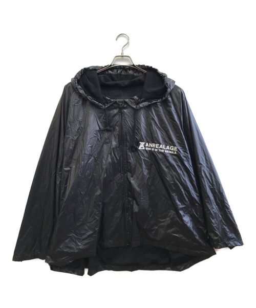 ANREALAGE（アンリアレイジ）ANREALAGE (アンリアレイジ) ZOOM NYLON HOODED PARKA ブラック サイズ:Mの古着・服飾アイテム