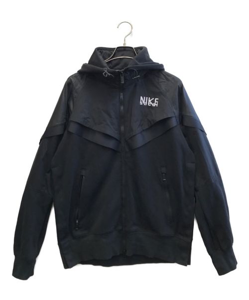 NIKE×sacai（ナイキ×サカイ）NIKE×sacai (ナイキ×サカイ) Full Zip Hoodie ブラック サイズ:170/88Aの古着・服飾アイテム