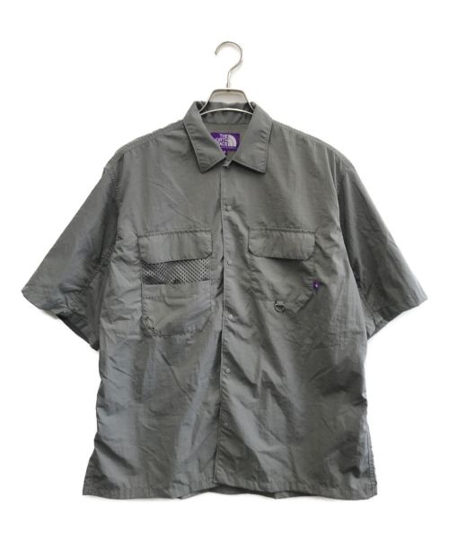 THE NORTHFACE PURPLELABEL（ザ・ノースフェイス パープルレーベル）THE NORTHFACE PURPLELABEL (ザ ノースフェイス パープルレーベル) Field H/S Shirt グレー サイズ:Mの古着・服飾アイテム