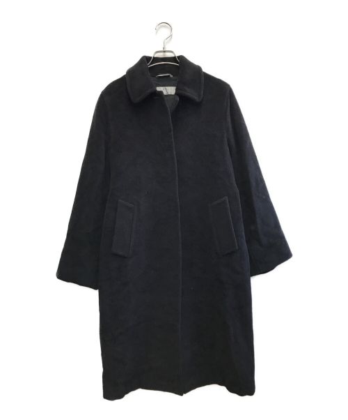 MaxMara（マックスマーラ）MaxMara (マックスマーラ) ウール比翼コート ブラック サイズ:38の古着・服飾アイテム