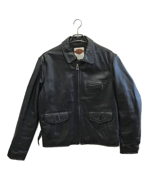 HARLEY-DAVIDSON（ハーレーダビッドソン）HARLEY-DAVIDSON (ハーレーダビッドソン) レザージャケット ブラック サイズ:40の古着・服飾アイテム