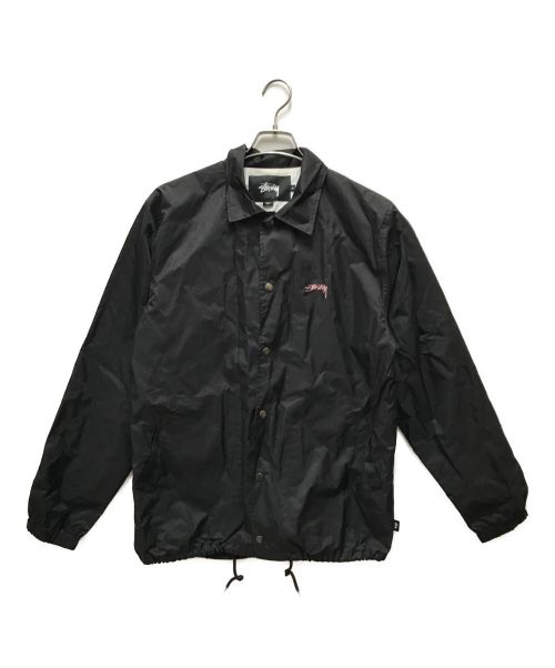 stussy（ステューシー）stussy (ステューシー) コーチジャケット ブラック サイズ:Mの古着・服飾アイテム