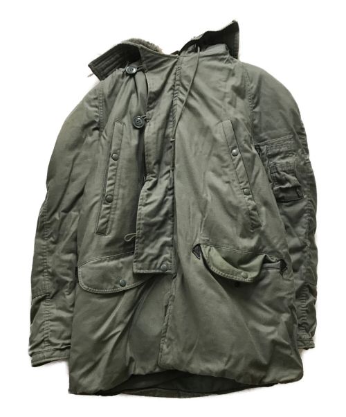 US AIR FORCE（US空軍）US AIR FORCE (US空軍) N-3B 80’ｓFLIGHT JACKET オリーブ サイズ:Mの古着・服飾アイテム