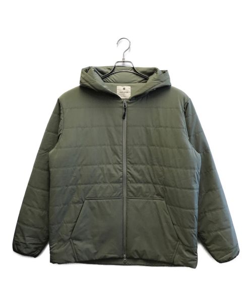 Snow peak（スノーピーク）snow peak (スノーピーク) フレキシブルインサレーテッドジップアップフーディ オリーブ サイズ:Lの古着・服飾アイテム