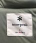 中古・古着 snow peak (スノーピーク) フレキシブルインサレーテッドジップアップフーディ オリーブ サイズ:L：17800円