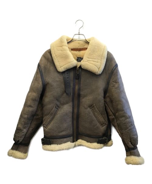 AVIREX（アヴィレックス）AVIREX (アヴィレックス) B-3ムートンフライトジャケット ブラウン サイズ:38の古着・服飾アイテム