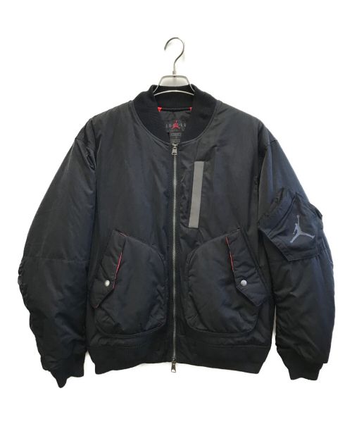 NIKE（ナイキ）NIKE (ナイキ) JORDAN MA-1 JACKET ブラック×オレンジ サイズ:Lの古着・服飾アイテム