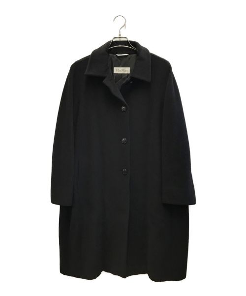 MaxMara（マックスマーラ）MaxMara (マックスマーラ) カシミヤ混コート ブラック サイズ:38の古着・服飾アイテム