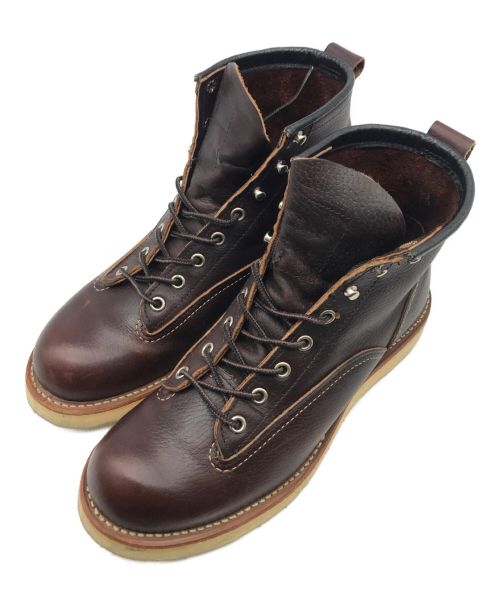 RED WING（レッドウィング）RED WING (レッドウィング) ワークブーツ ブラウン サイズ:7の古着・服飾アイテム