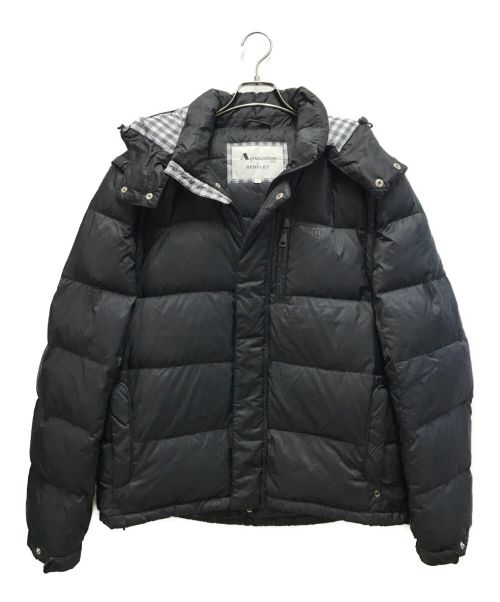 Aquascutum（アクアスキュータム）Aquascutum (アクアスキュータム) bentley (ベントレー) ダウンジャケット ブラック サイズ:Lの古着・服飾アイテム