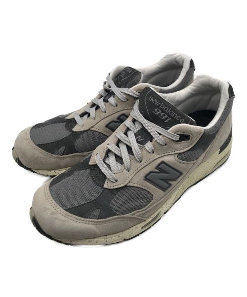 NEW BALANCE（ニューバランス）NEW BALANCE (ニューバランス) ローカットスニーカー グレー×オレンジ サイズ:28の古着・服飾アイテム