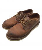 RED WINGレッドウィング）の古着「WORK OXFORD Round toe」｜ブラウン