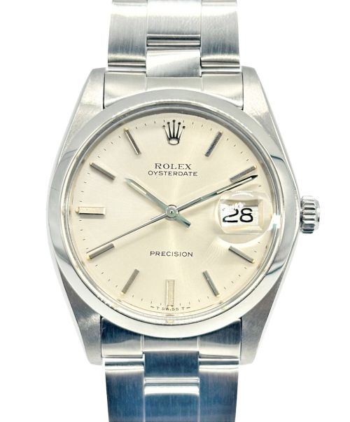 ROLEX（ロレックス）ROLEX (ロレックス) オイスターデイト プレシジョン Ref.6694 白文字盤 サイズ:34.0mmの古着・服飾アイテム