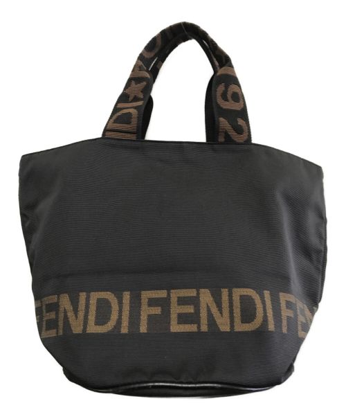 FENDI（フェンディ）FENDI (フェンディ) ミニトートバッグ ブラックの古着・服飾アイテム