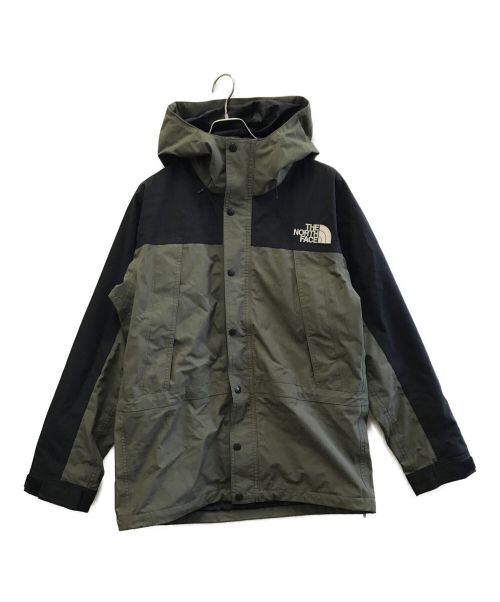 THE NORTH FACE（ザ ノース フェイス）THE NORTH FACE (ザ ノース フェイス) マウンテンライトジャケット オリーブ×ブラック サイズ:Mの古着・服飾アイテム