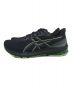 asics (アシックス) スニーカー ブラック×グリーン サイズ:27.5 未使用品：7000円