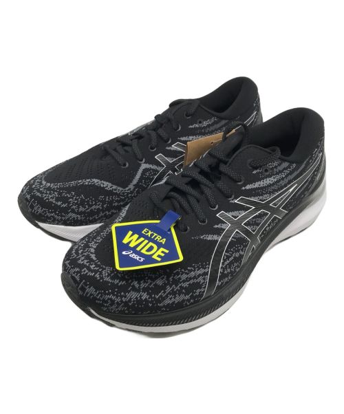 asics（アシックス）asics (アシックス) スニーカー ブラック×グレー サイズ:27 未使用品の古着・服飾アイテム