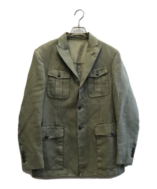 LARDINI（ラルディーニ）LARDINI (ラルディーニ) 3Bジャケット グリーン サイズ:46の古着・服飾アイテム