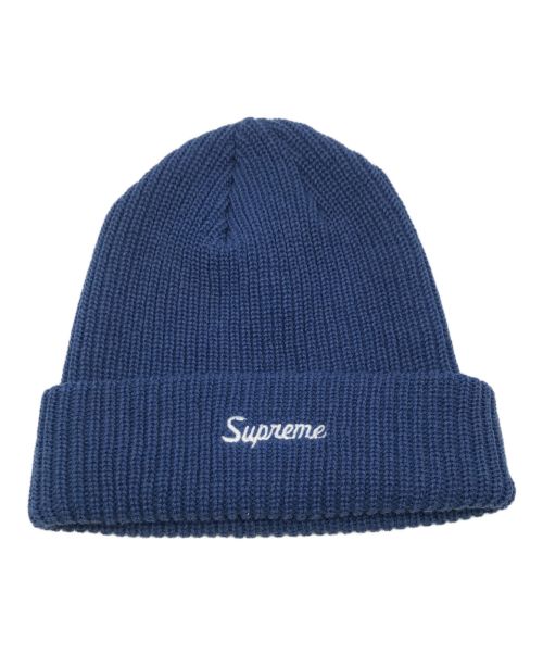 SUPREME（シュプリーム）Supreme (シュプリーム) ニット帽 ブルーの古着・服飾アイテム