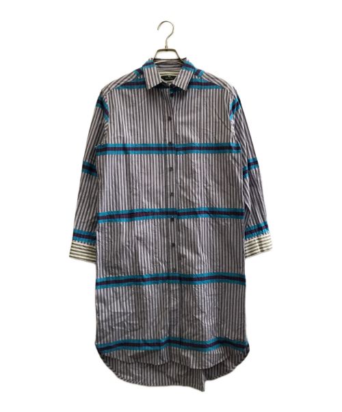 PAUL SMITH（ポールスミス）Paul Smith (ポールスミス) シャツワンピース パープル サイズ:Mの古着・服飾アイテム