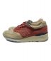 NEW BALANCE (ニューバランス) ローカットスニーカー カーキ×オレンジ サイズ:28：13000円