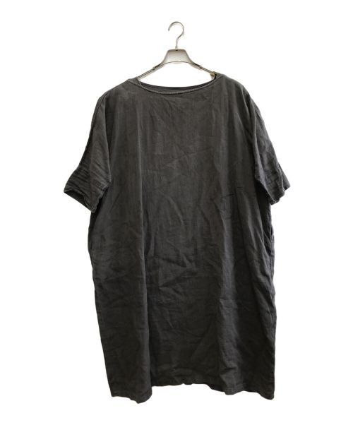 nest Robe（ネストローブ）nest Robe (ネストローブ) リネンワンピース グレー サイズ:FREEの古着・服飾アイテム